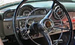 dashboard of station wagon