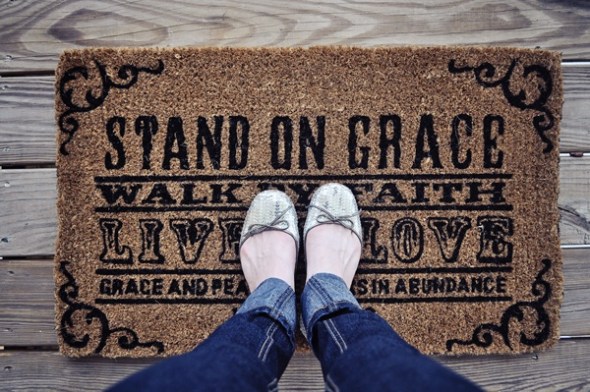 faith welcome mat
