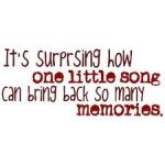 songs and memories