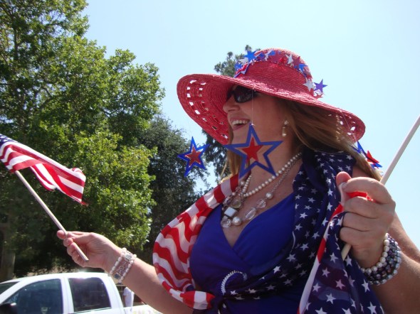 4th of july lady
