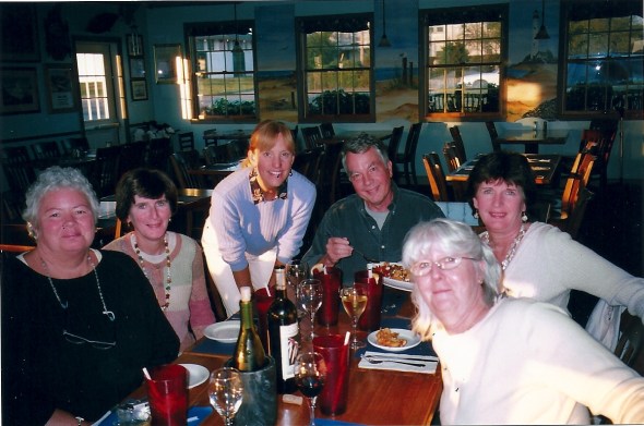 Duxbury reunion  Carl & the girls