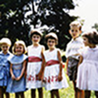 sue mary and jan and neighbor kids enlarged
