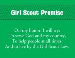 Girl Scout promise