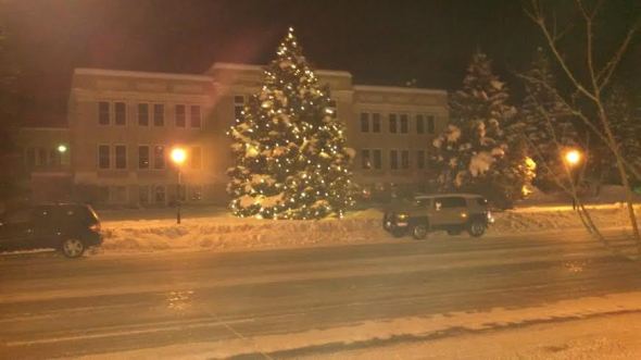 Xmas courthouse